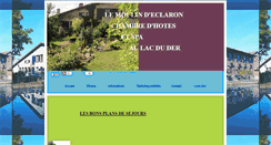 Desktop Screenshot of lemoulindeclaron.chezvotrehote.fr