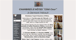 Desktop Screenshot of cote-cour-clermont-herault.chezvotrehote.fr