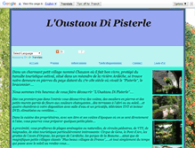 Tablet Screenshot of loustaou-di-pisterle.chezvotrehote.fr