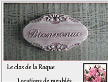 Tablet Screenshot of leclosdelaroquechambredhote.chezvotrehote.fr