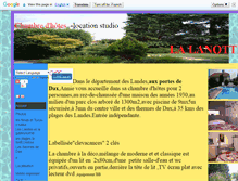 Tablet Screenshot of lalanotte.chezvotrehote.fr